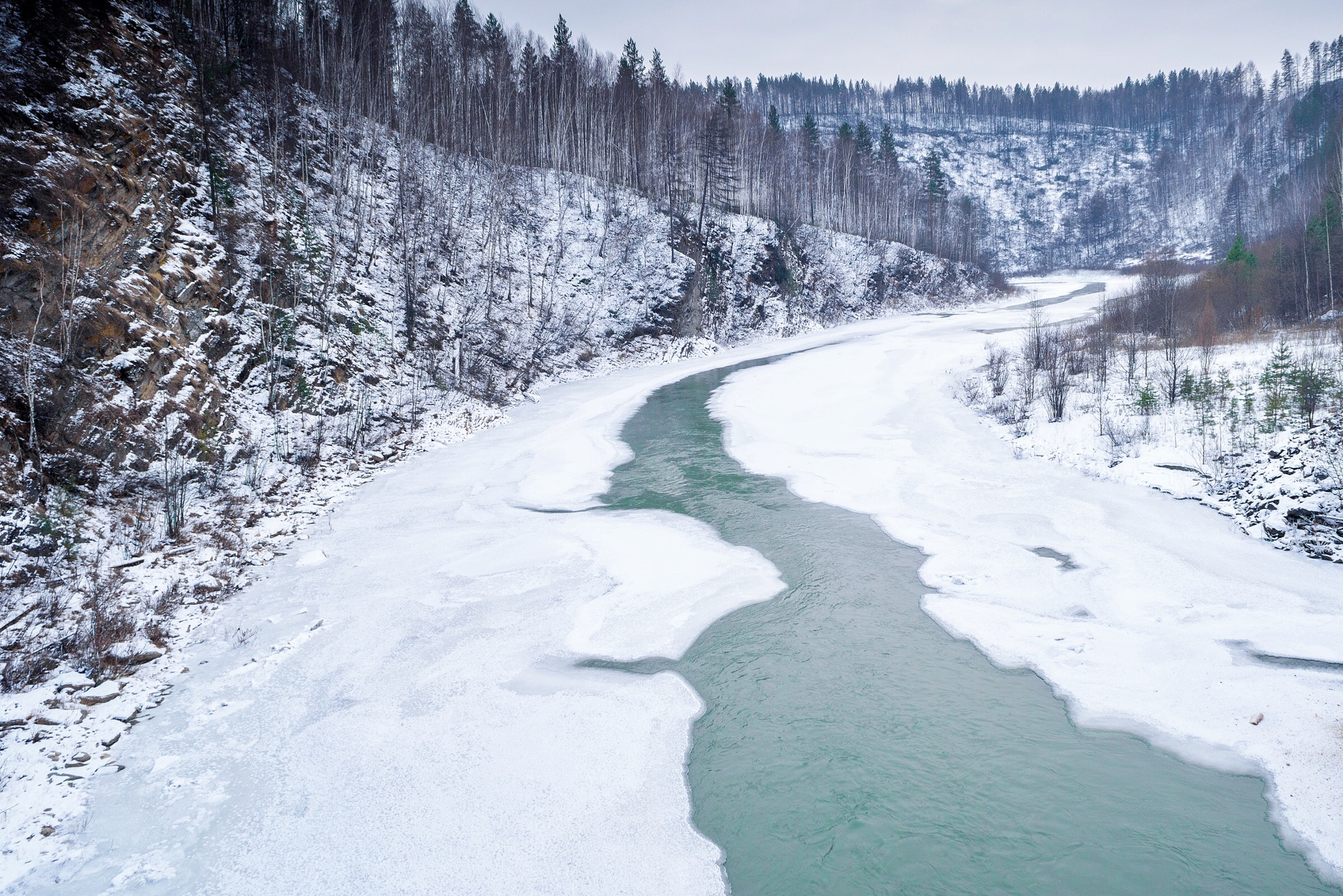 Nikon D610 + AF Nikkor 20mm f/2.8 sample photo. Ледостав photography