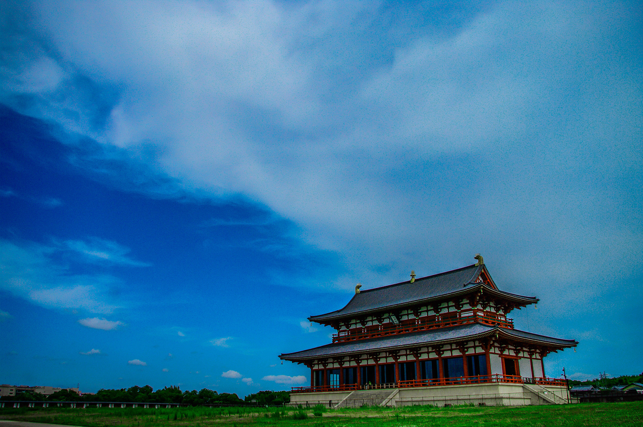 Pentax K20D sample photo. 平城京宮跡 photography