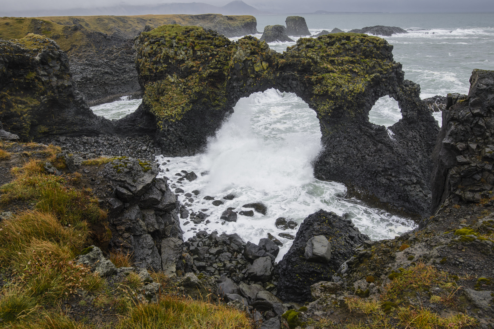 Nikon AF-S Nikkor 18-35mm F3.5-4.5G ED sample photo. Gatklettur, iceland photography