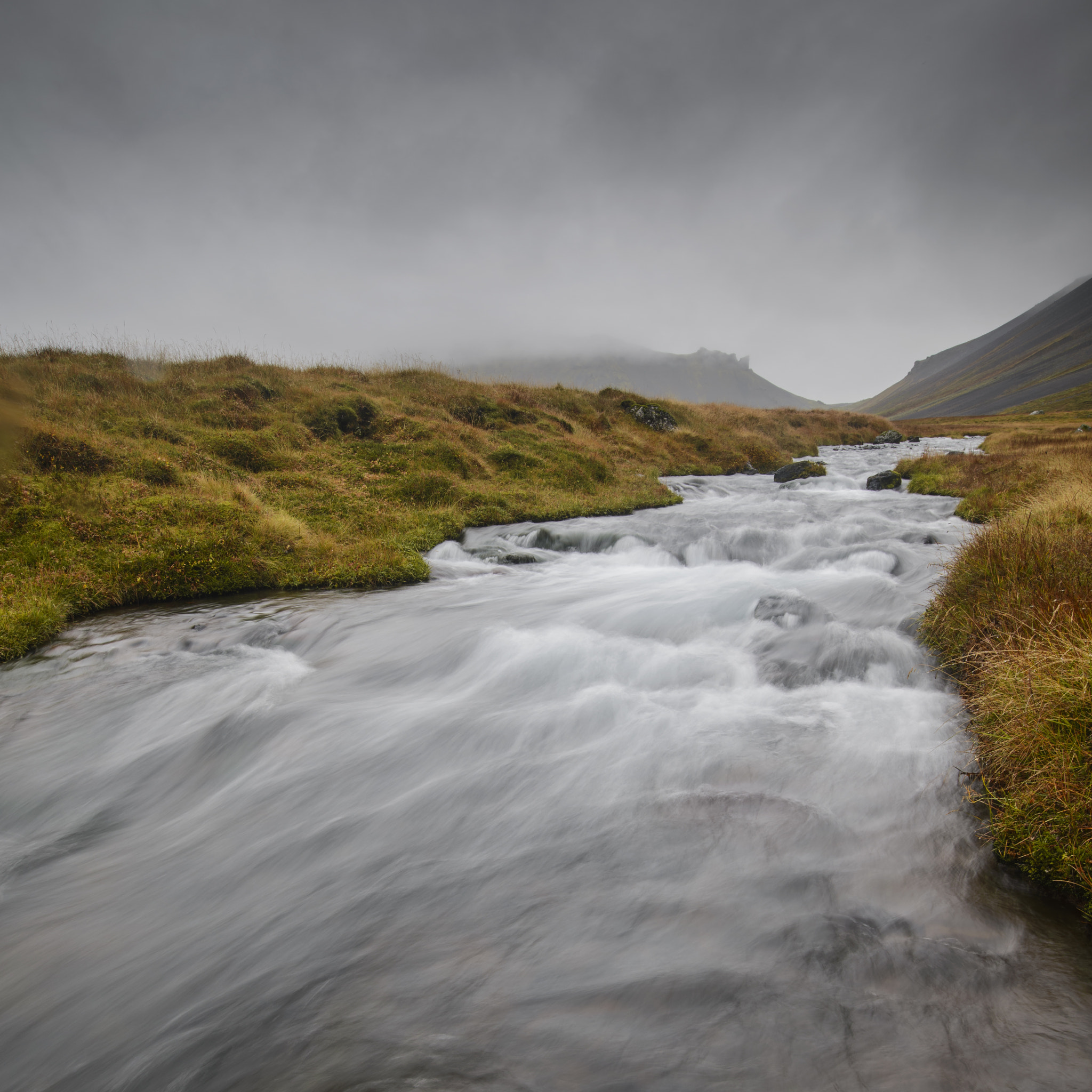 Nikon AF-S Nikkor 18-35mm F3.5-4.5G ED sample photo. Glacial river, snaefellsness photography
