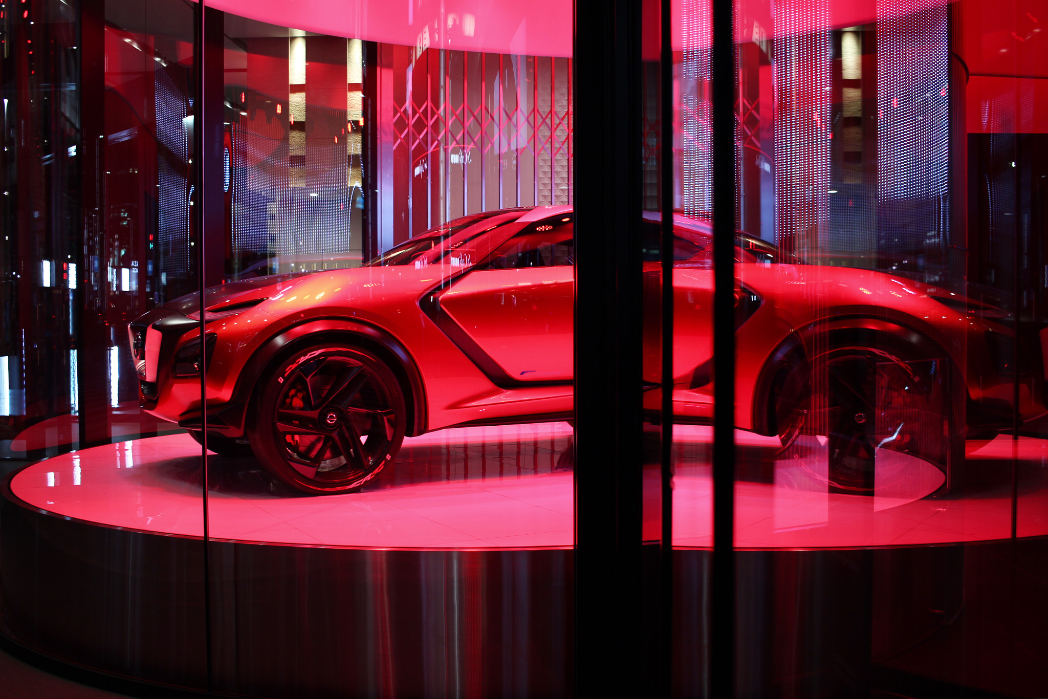 Canon EF-S 24mm F2.8 STM sample photo. Ginza automotive desire photography