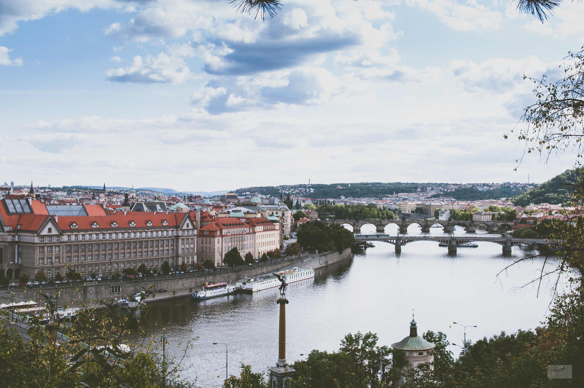 Pentax K-7 sample photo. Vltava from above photography