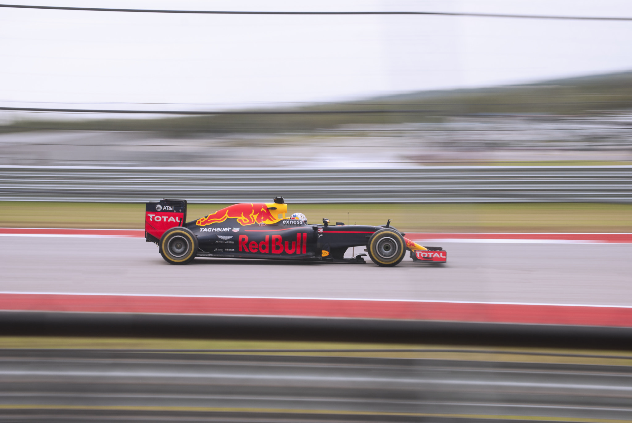 Nikon D60 sample photo. Red bull ripping the track photography