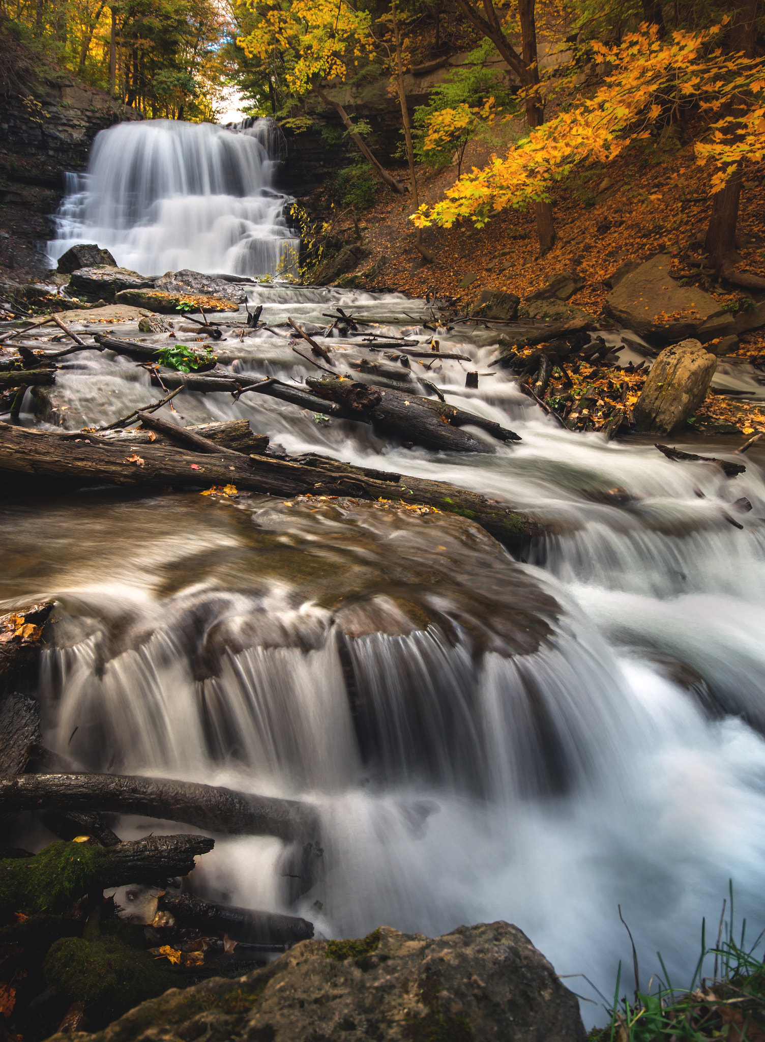 Minolta AF 28-80mm F3.5-5.6 II sample photo. Lower decew falls photography