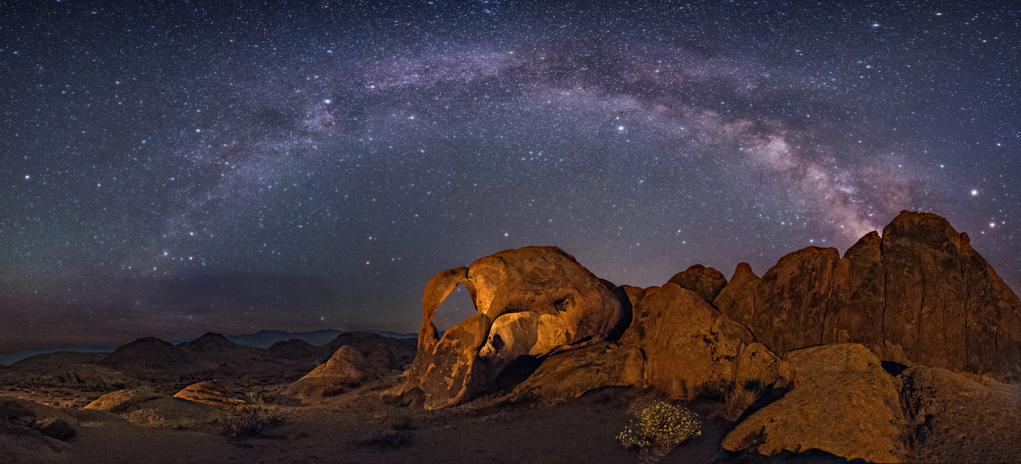 Nikon D810A sample photo. Cyclops arch panorama photography