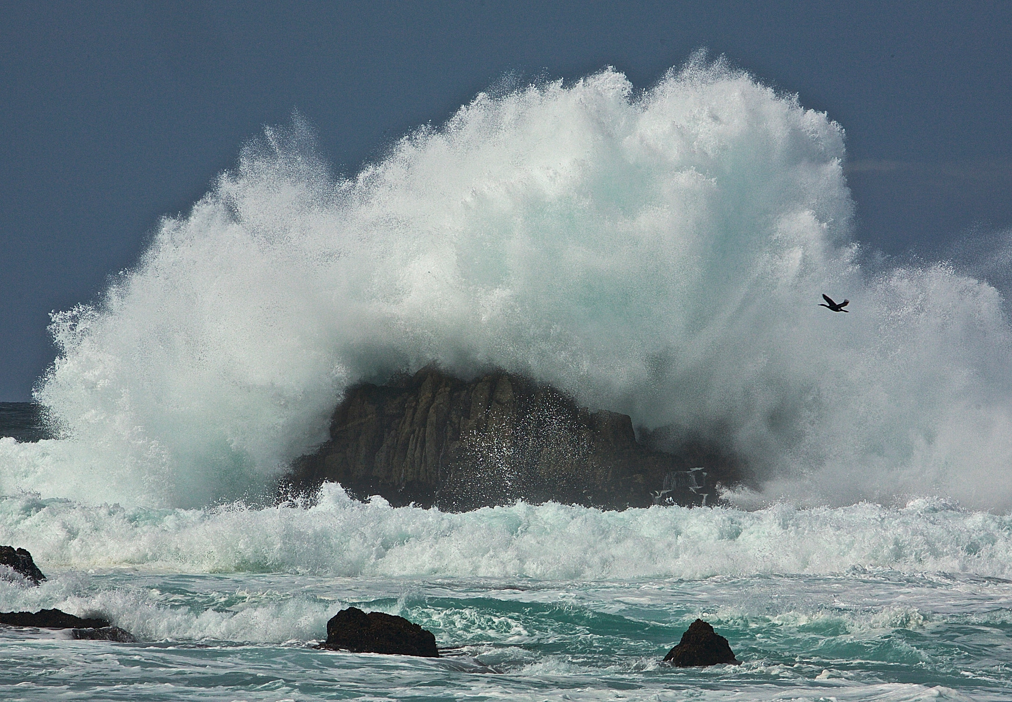 Canon EOS 5D + Canon EF 100-400mm F4.5-5.6L IS USM sample photo. Exploding wave photography