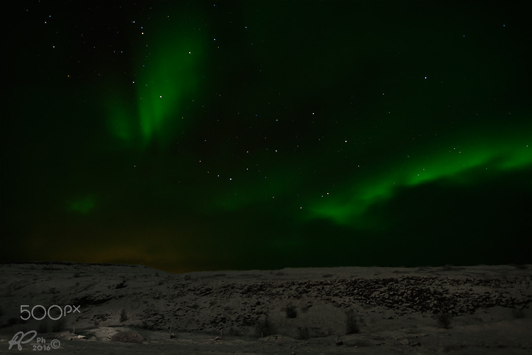 VR 24-105mm F/4.0 G sample photo. Aurora borealis photography