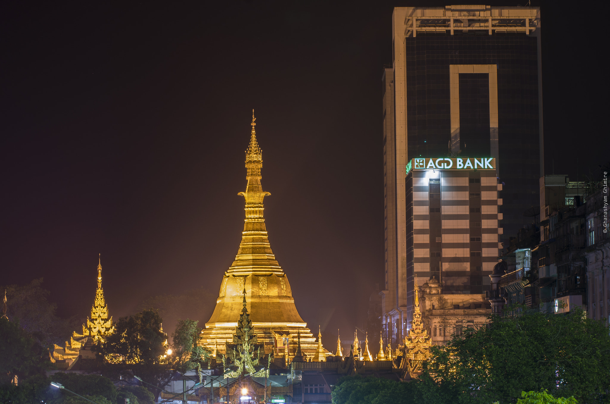 Pentax K-5 sample photo. Sule pagoda photography