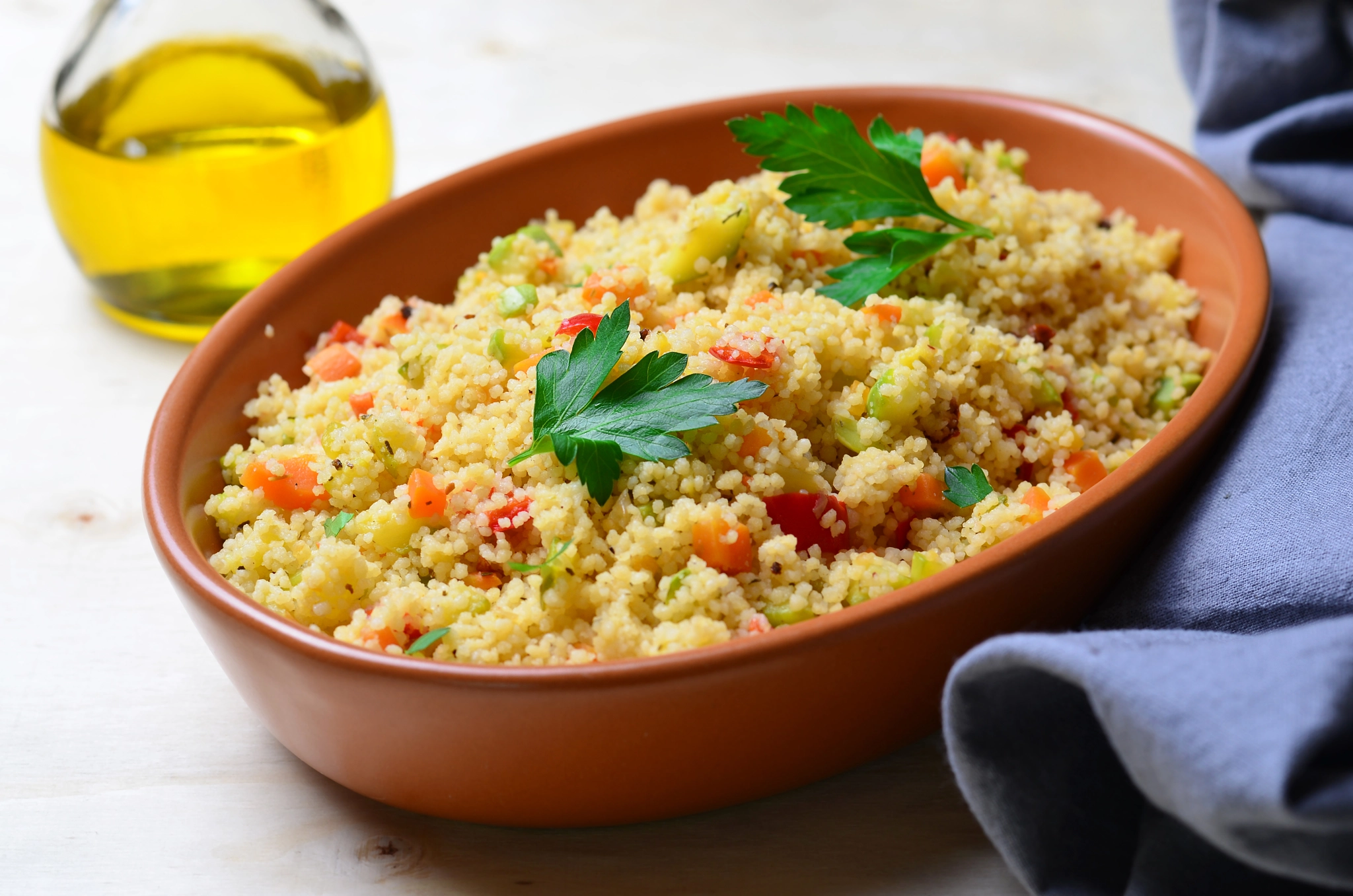 Delicious vegetarian couscous