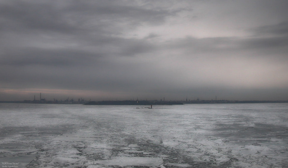 Nikon E2500 sample photo. Ice sea photography
