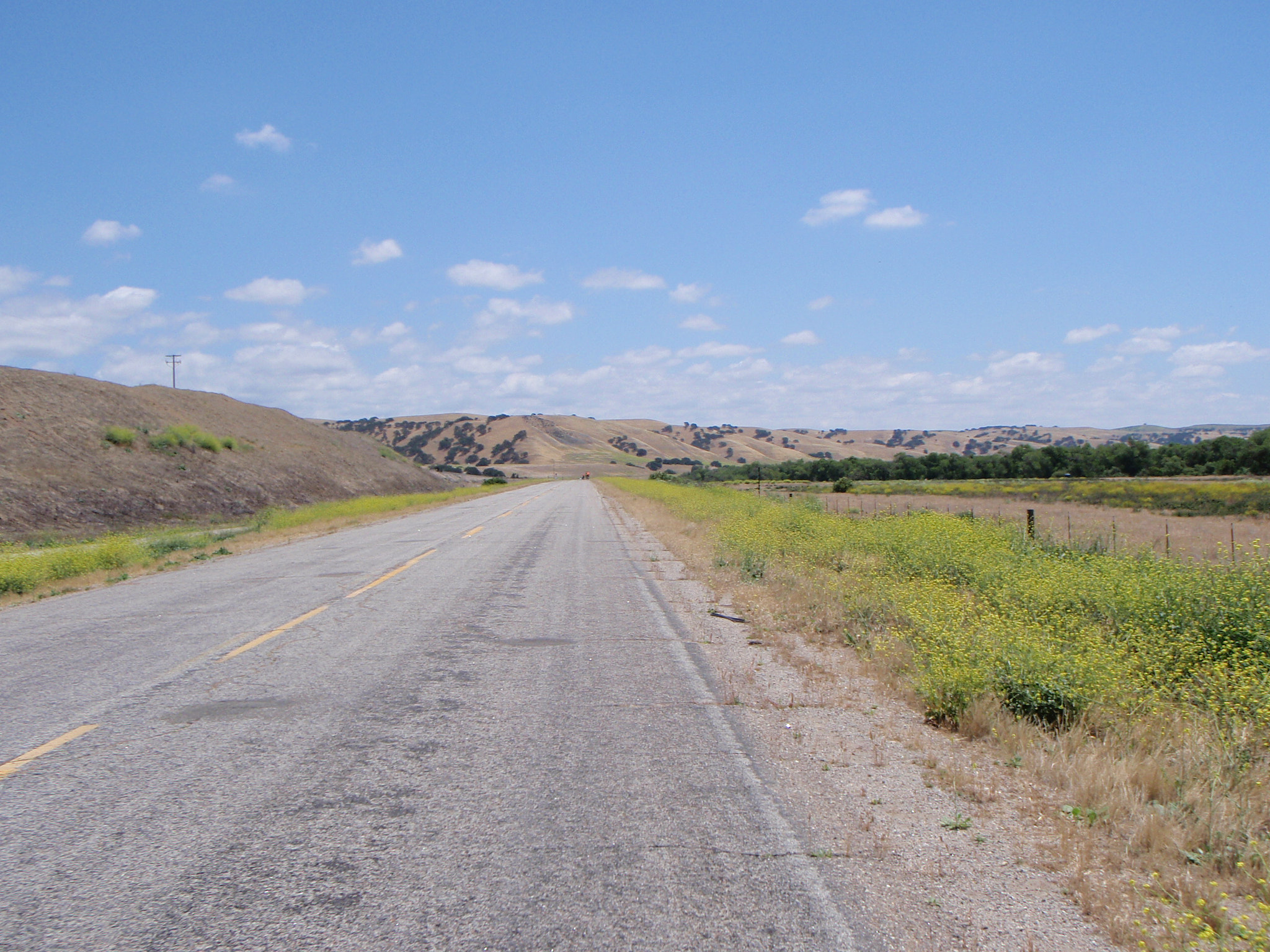 Olympus u850SW,S850SW sample photo. Lonely california road photography