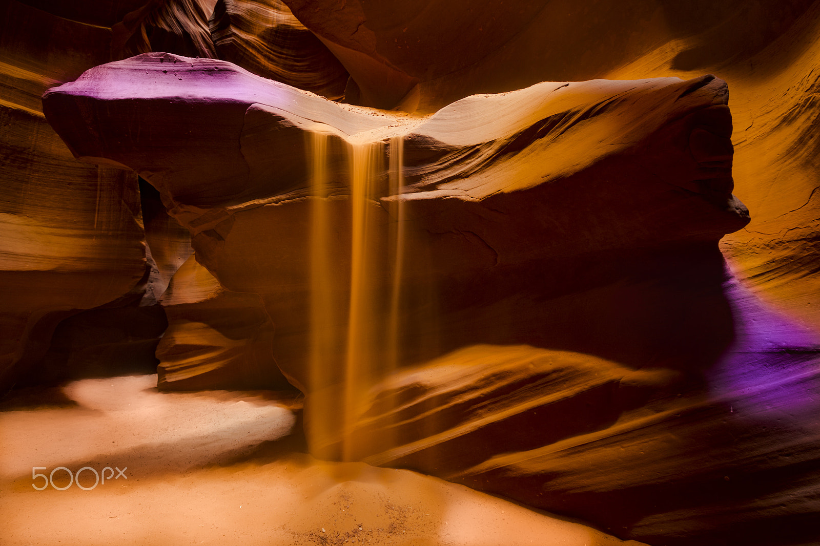 Nikon D800 sample photo. Golden falls photography
