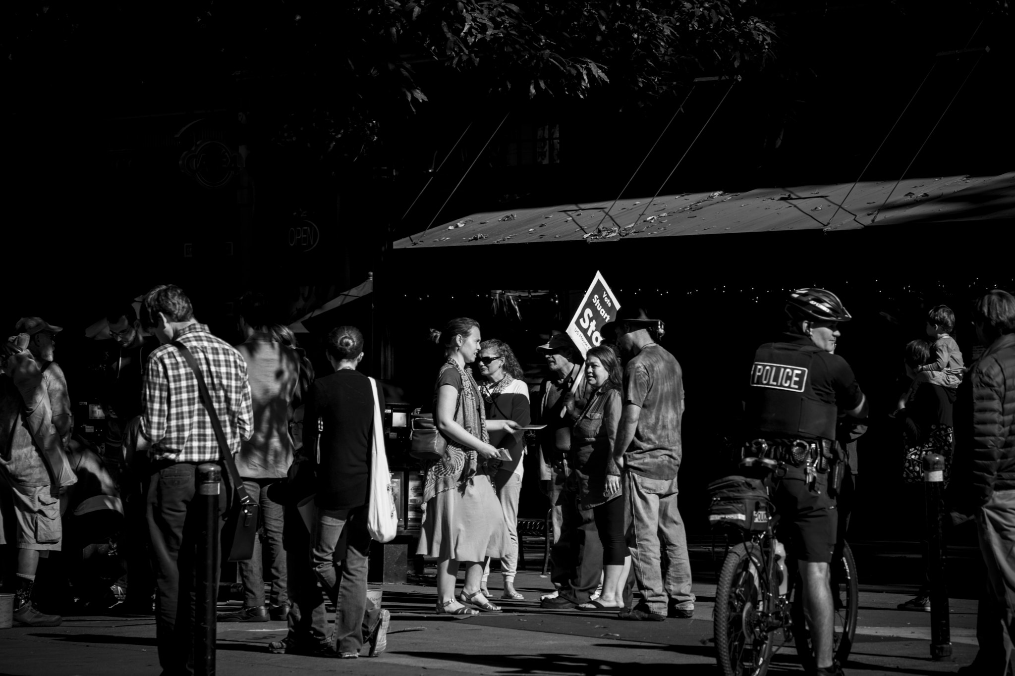Sony a6000 + Sony FE 90mm F2.8 Macro G OSS sample photo. Protesters gathering 2 photography