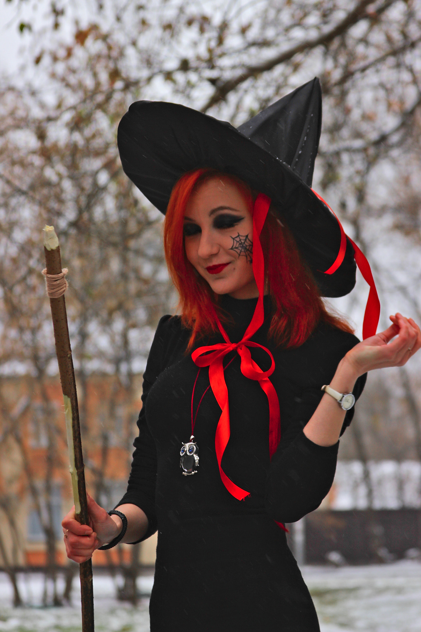 Canon EF 28-135mm F3.5-5.6 IS USM sample photo. Little witch photography