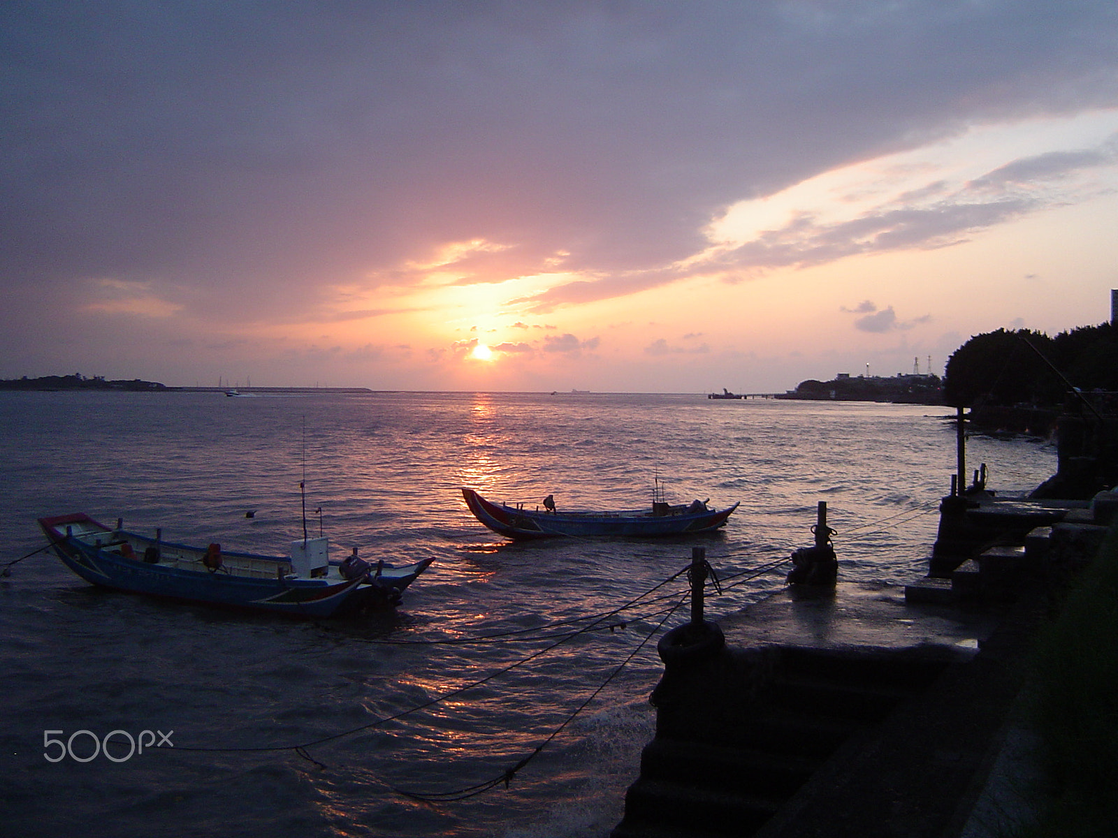 Sony DSC-P72 sample photo. Danshui sunset photography
