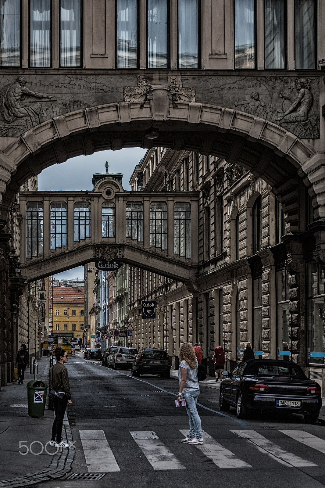 Canon EOS 5D + Canon EF 70-200mm F4L USM sample photo. On the prague streets photography