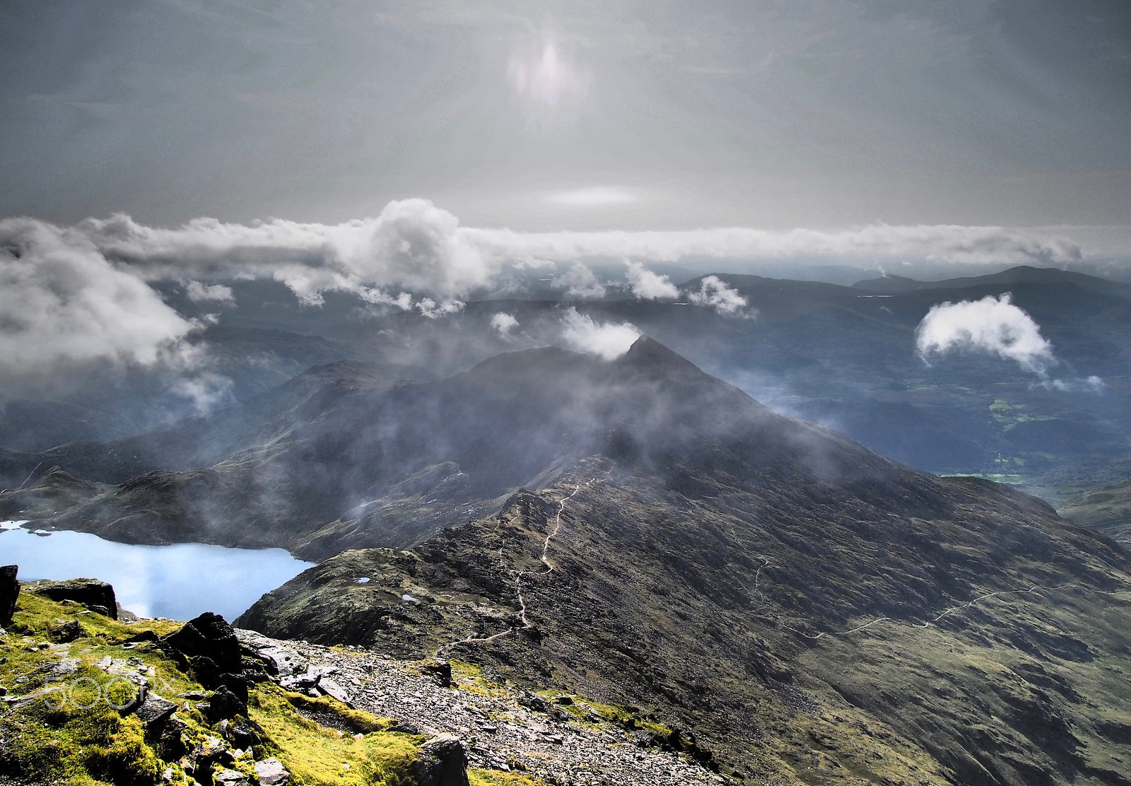 Olympus PEN E-PL6 sample photo. View from snowdon photography