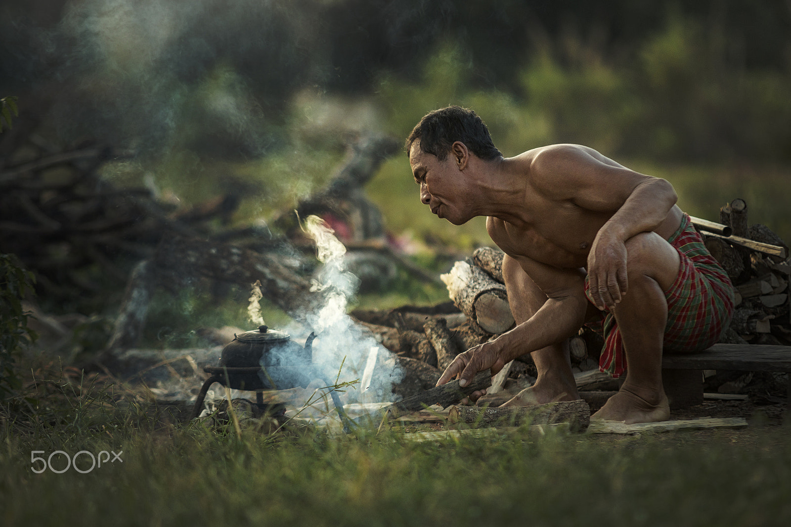 Sigma 70-200mm F2.8 EX DG OS HSM sample photo. Farmers living in asia photography