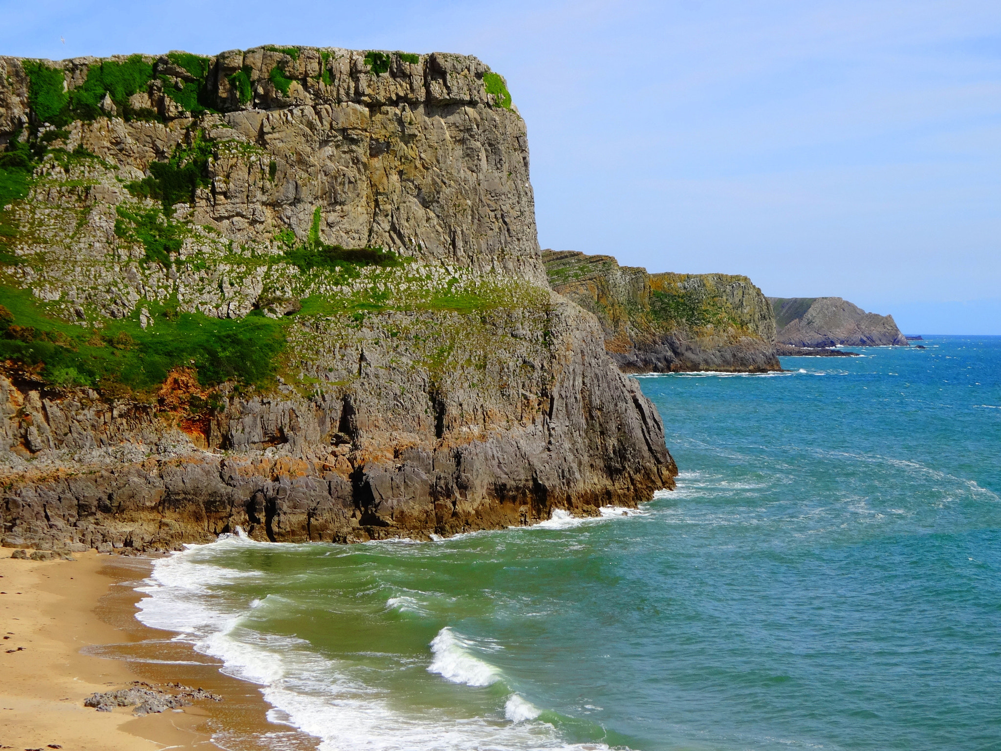 Sony Cyber-shot DSC-WX300 sample photo. Mewslade bay photography