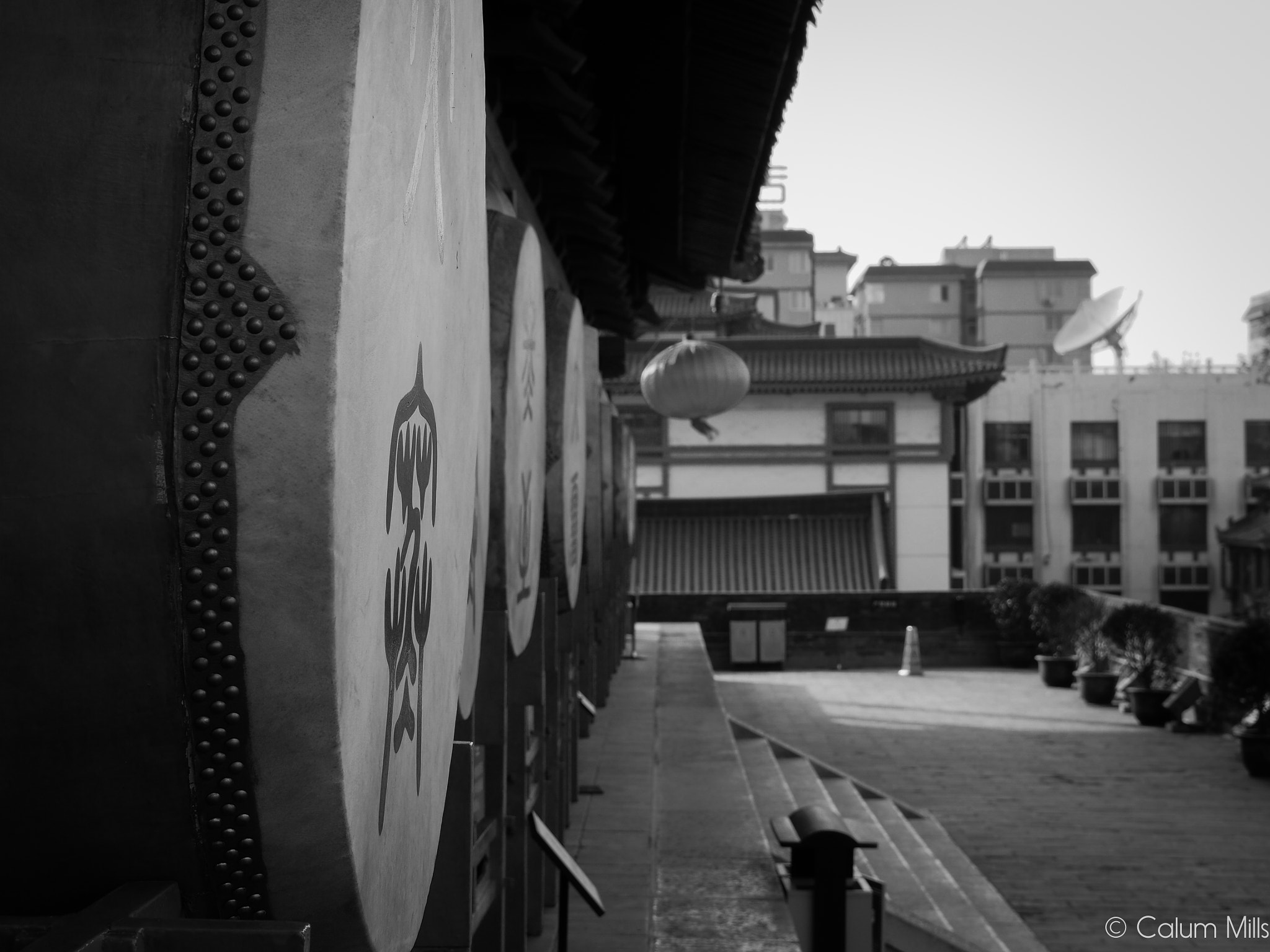 Olympus OM-D E-M5 II sample photo. Drum tower photography