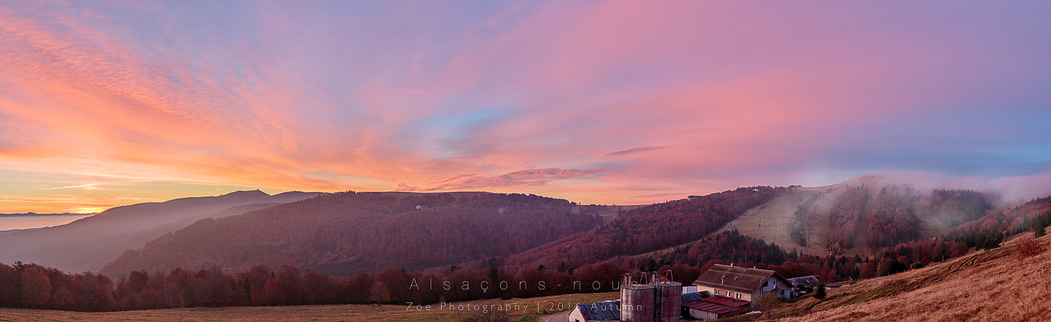 Canon EF 16-35mm F4L IS USM sample photo. Sunrise at the vosges photography