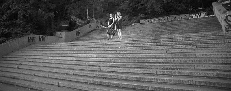 Sony a99 II + 24mm F2.8 sample photo. Long stairs photography