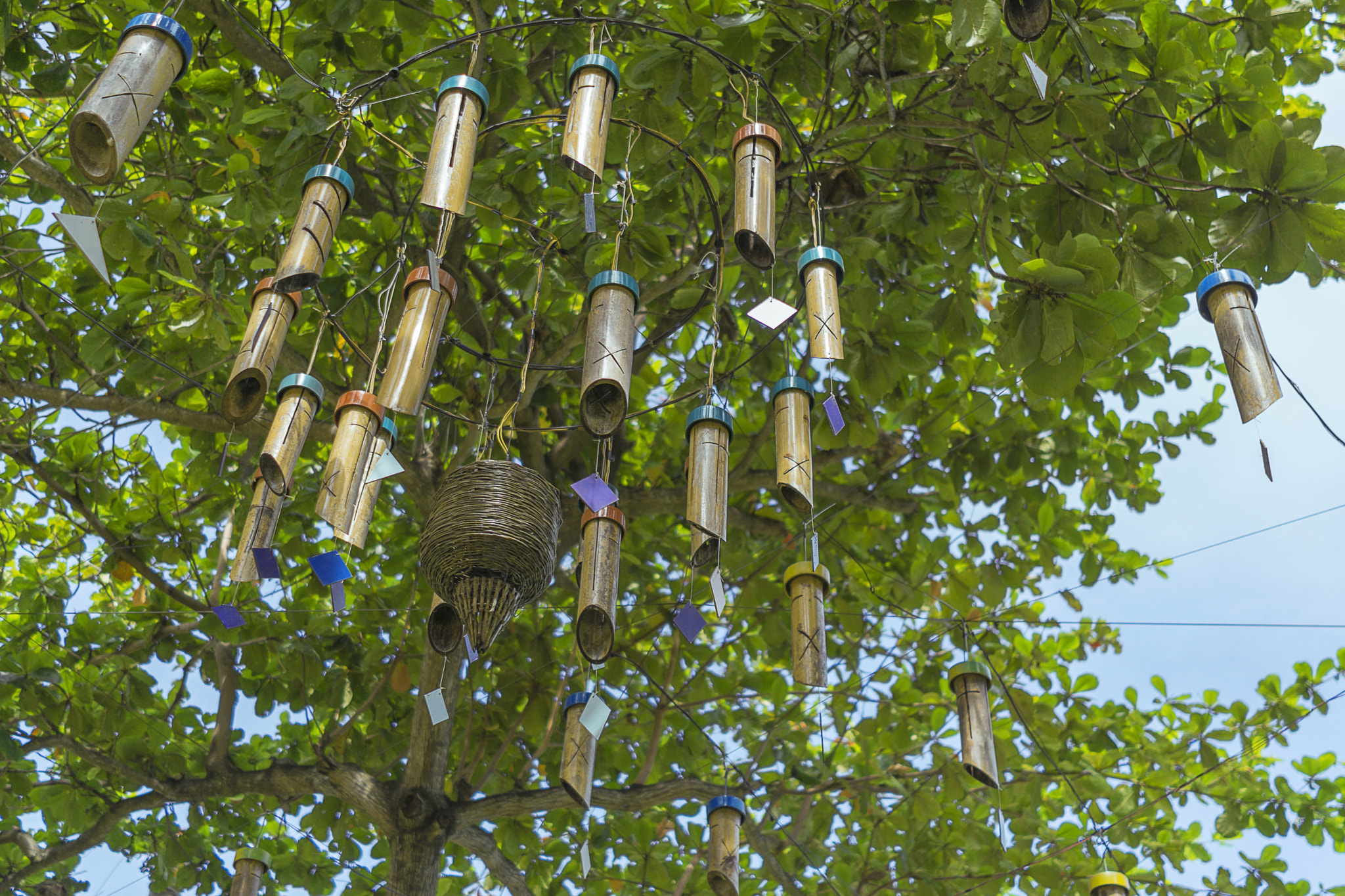Sony FE 28mm F2 sample photo. Wind chimes photography