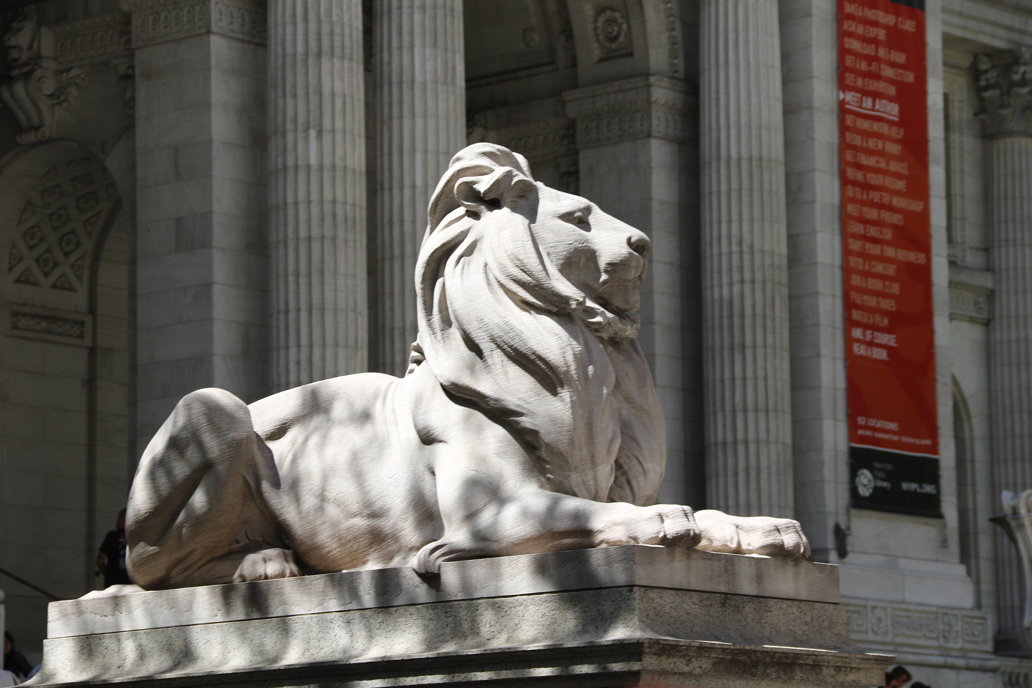 Canon EF-S 18-135mm F3.5-5.6 IS sample photo. Leon at new york public library 2016 ana osorio . photography