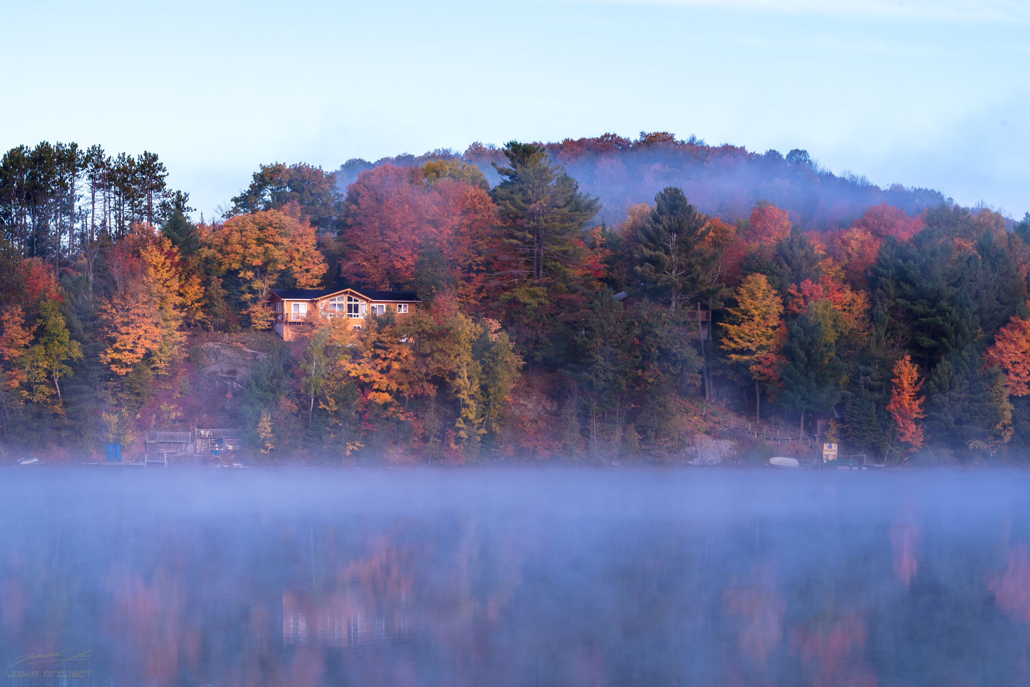 Pentax K-1 sample photo. Blanket of fog photography