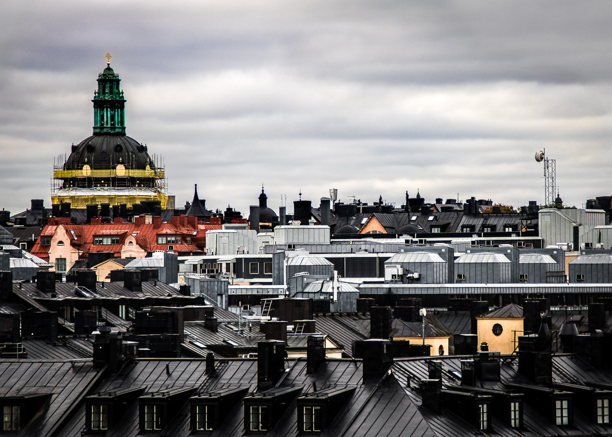Canon EOS 760D (EOS Rebel T6s / EOS 8000D) sample photo. Stockholm rooftops photography