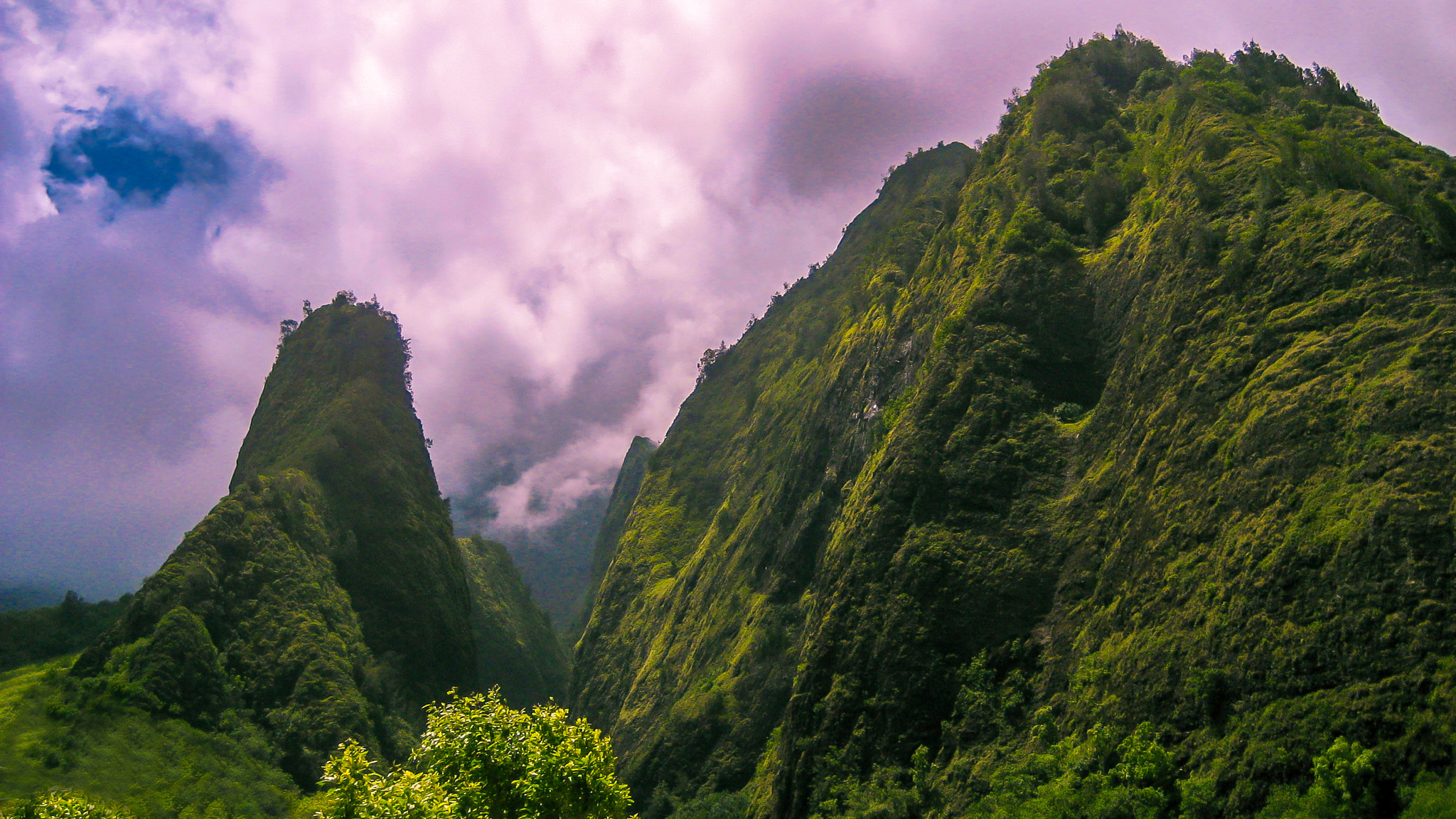 Canon POWERSHOT SD600 sample photo. Hawaiian mountains photography