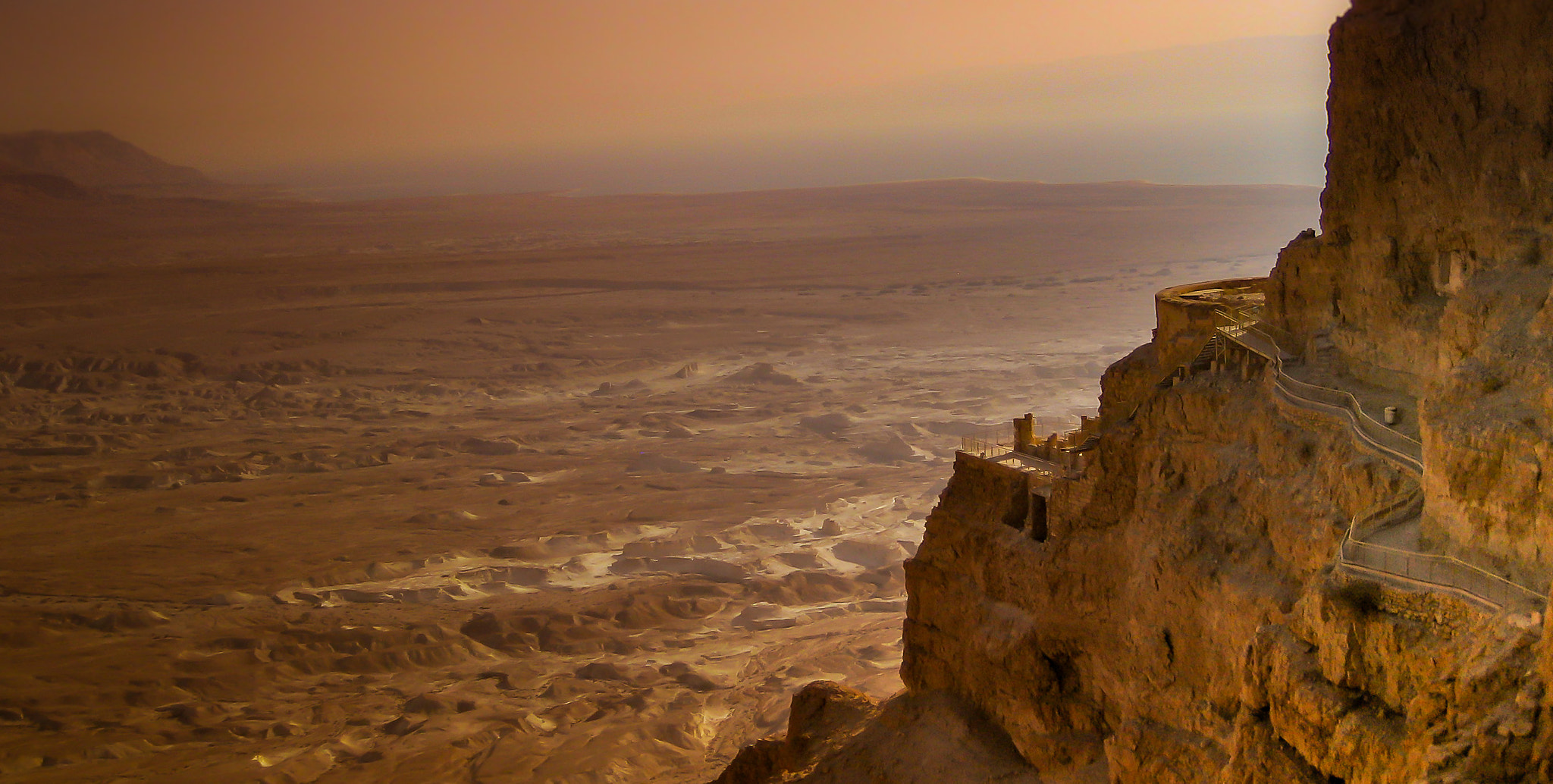 Canon POWERSHOT SD600 sample photo. Masada in israel photography