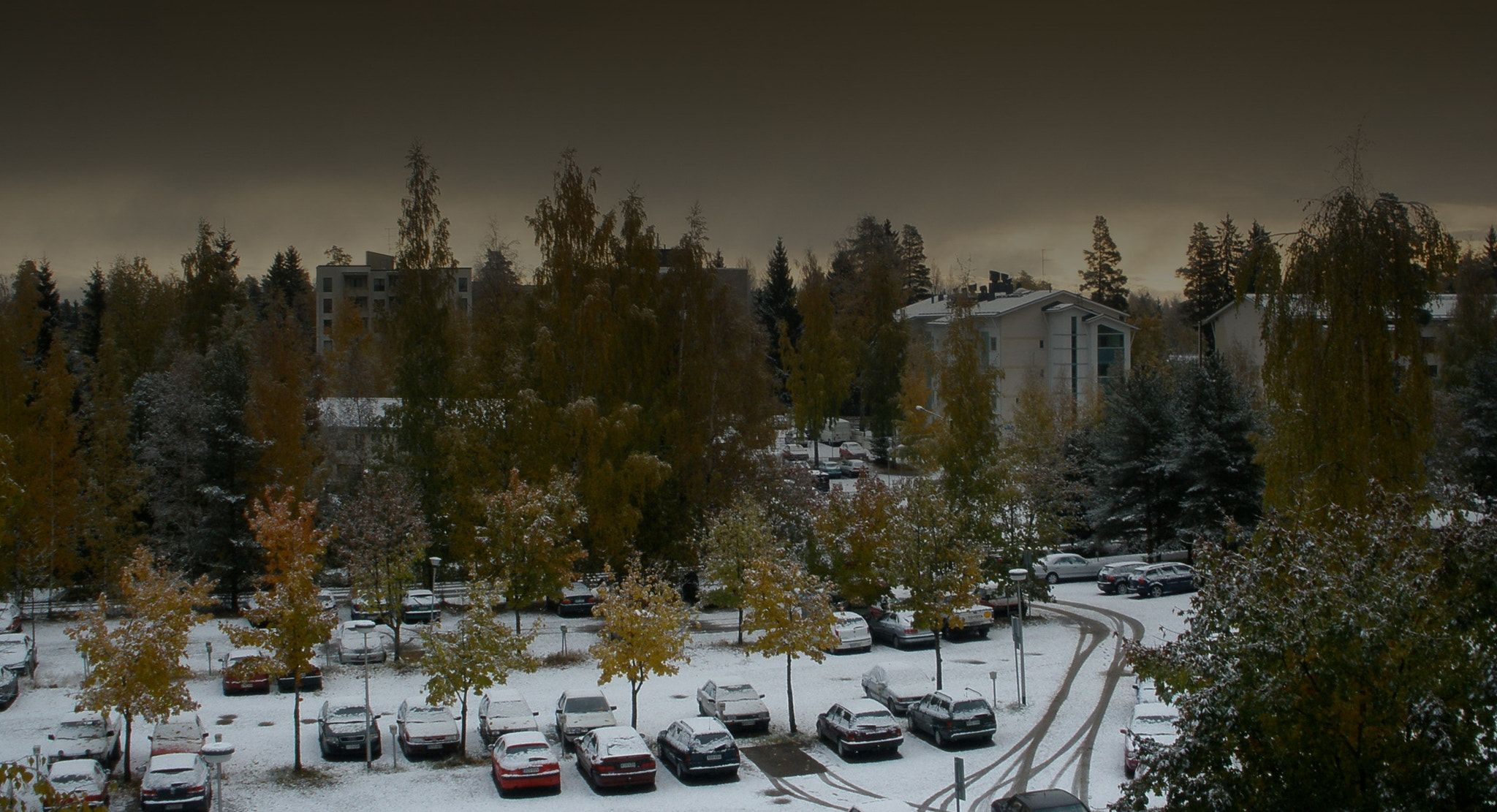 Olympus FE340,X855,C560 sample photo. Winter and snow arrived ... photography