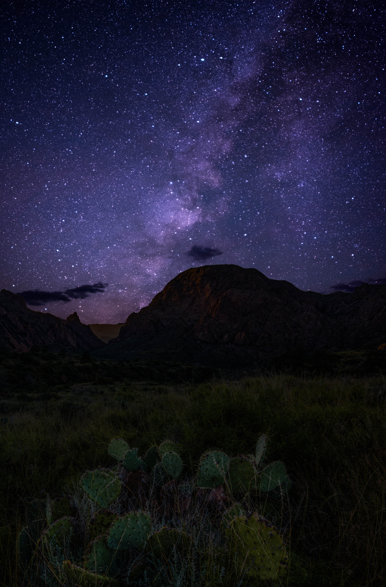 Nikon D810 sample photo. Big bend at night photography