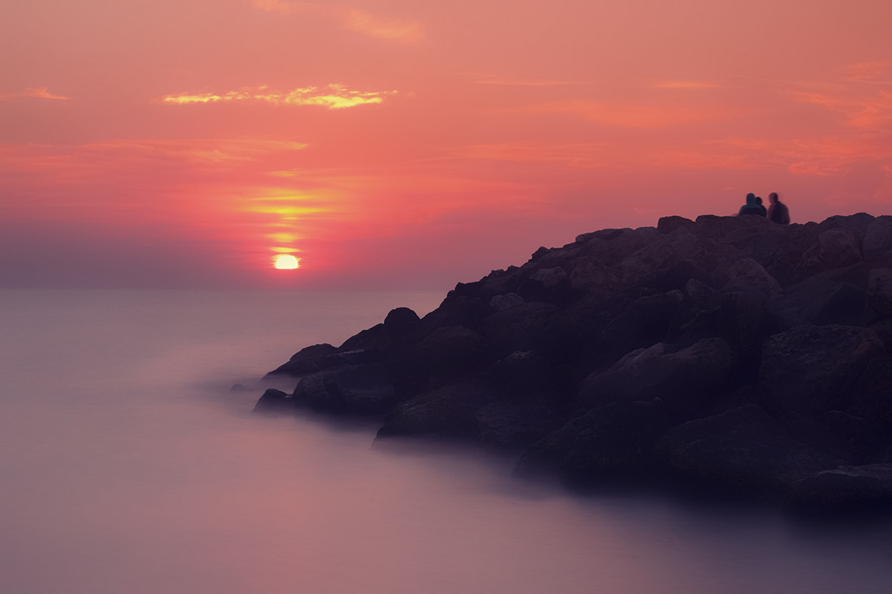 Olympus PEN E-P1 sample photo. Sunrise, black sea photography