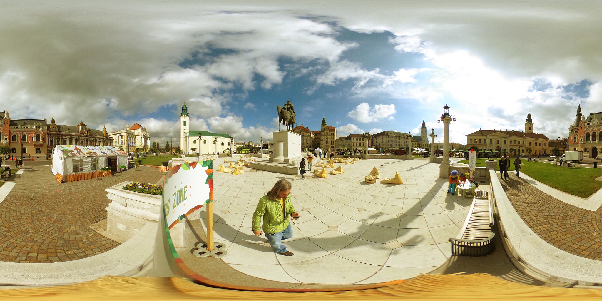 Ricoh Theta S sample photo. 360 in oradea, romania photography