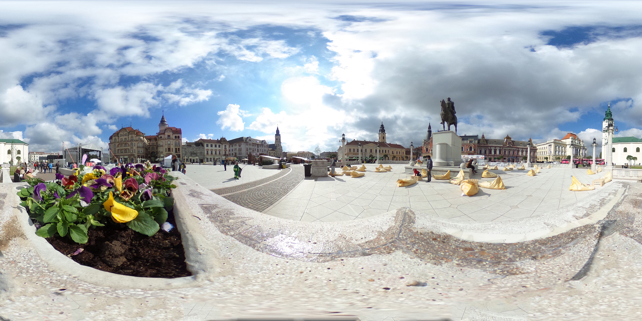 Ricoh Theta S sample photo. 360 in oradea photography