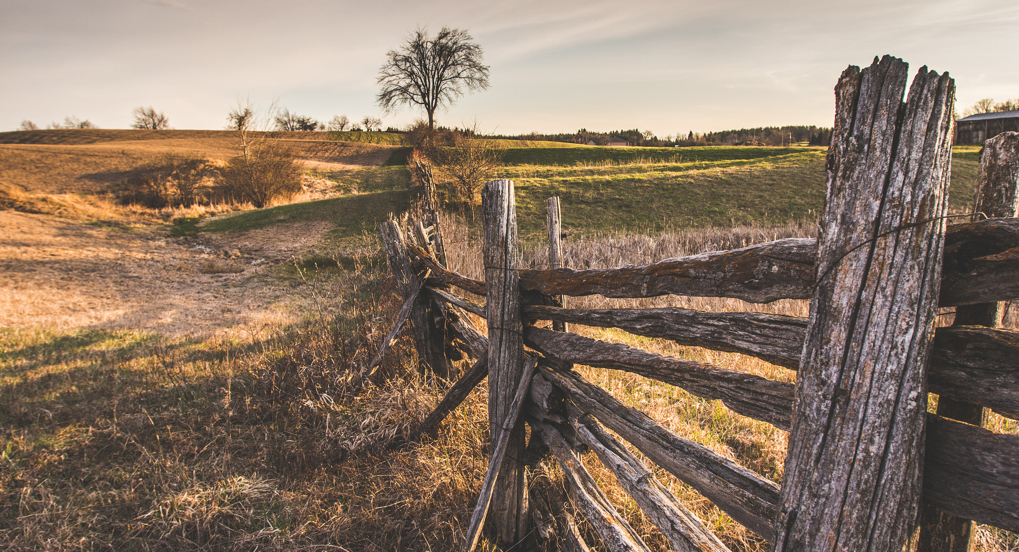 Canon EF 16-35mm F2.8L USM sample photo. The old fence photography