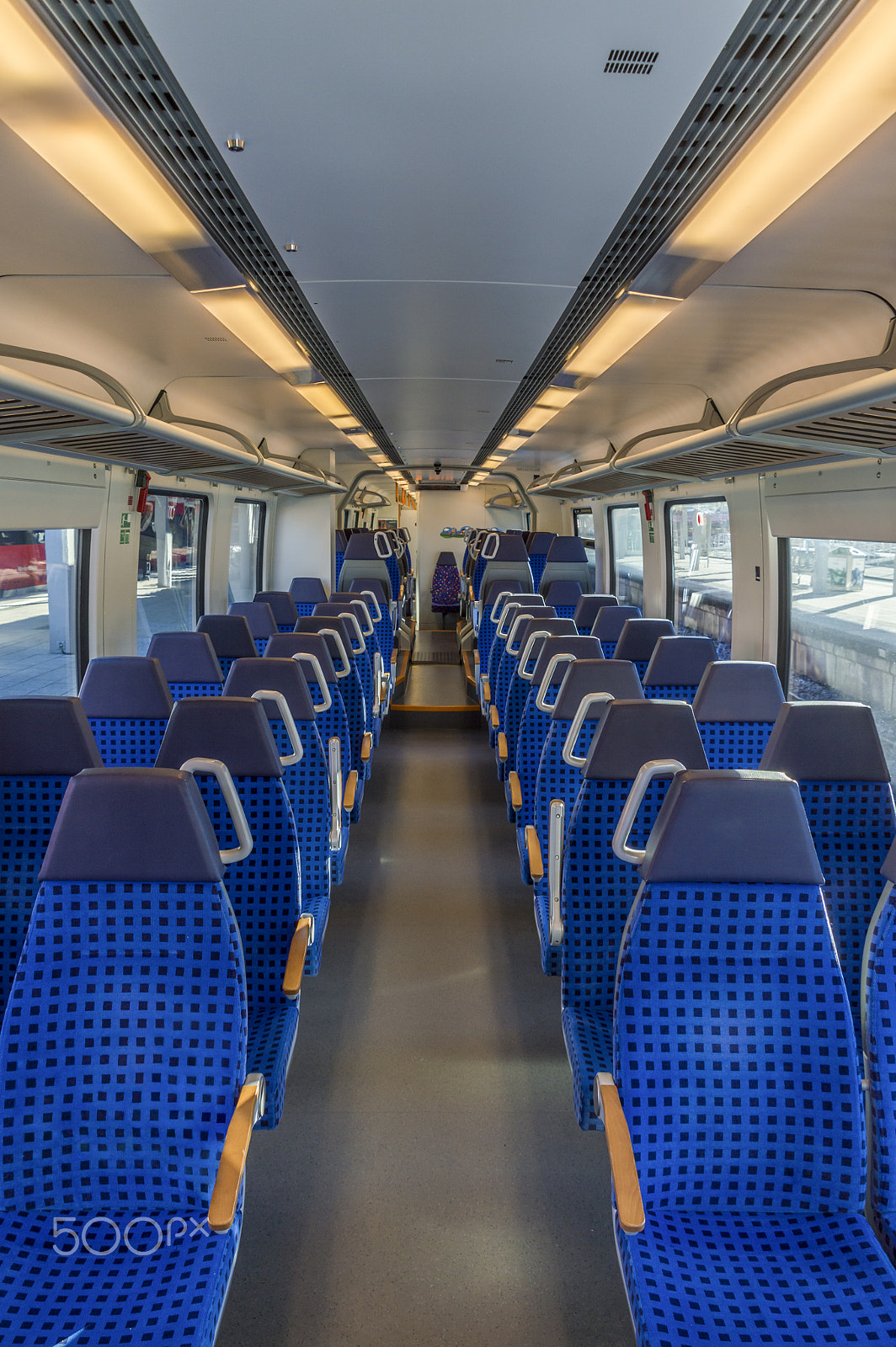 Nikon D3200 sample photo. German train interior photography