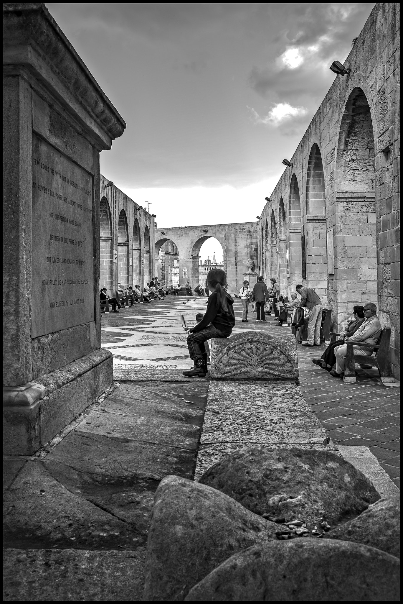 Summicron-M 1:2/35 ASPH. sample photo. From upper barakka gardens, valletta... photography