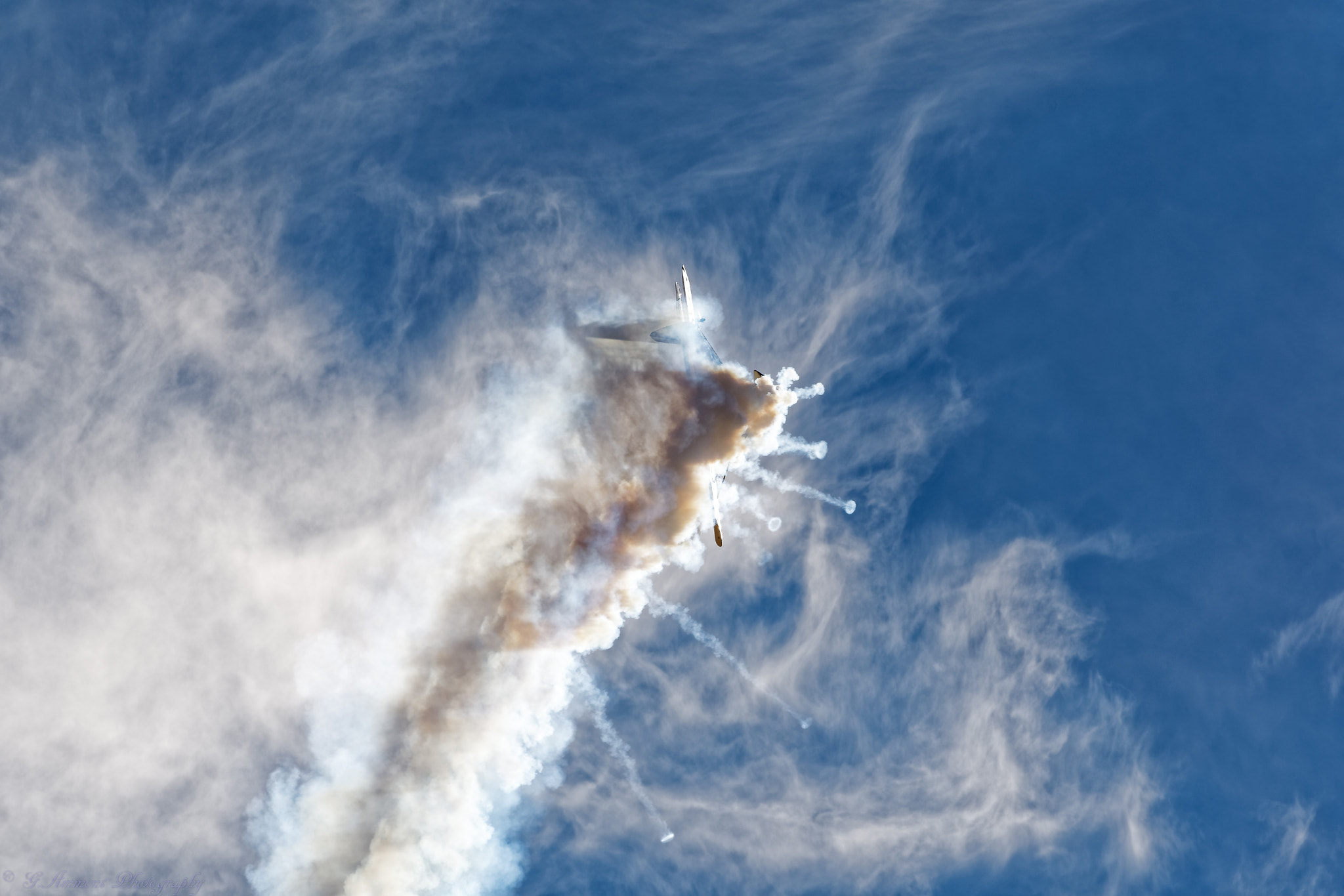 Nikon D500 sample photo. Taylorcraft smoke rings photography