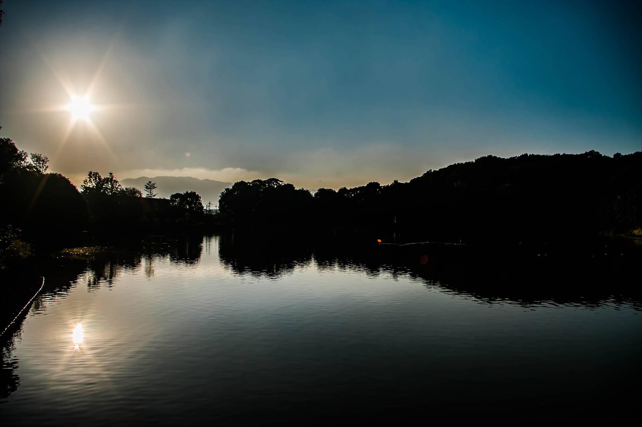 Pentax K20D sample photo. Lake-dwelling of god photography