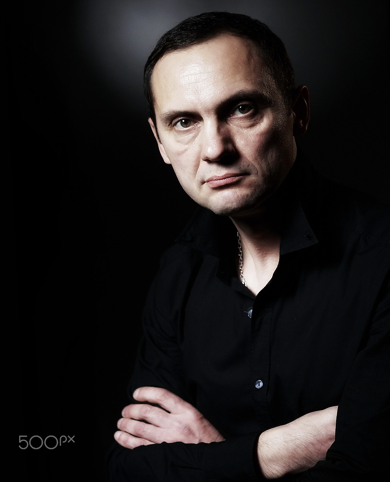 Sony Planar T* 85mm F1.4 ZA sample photo. Portrait of a man - demonic style photography