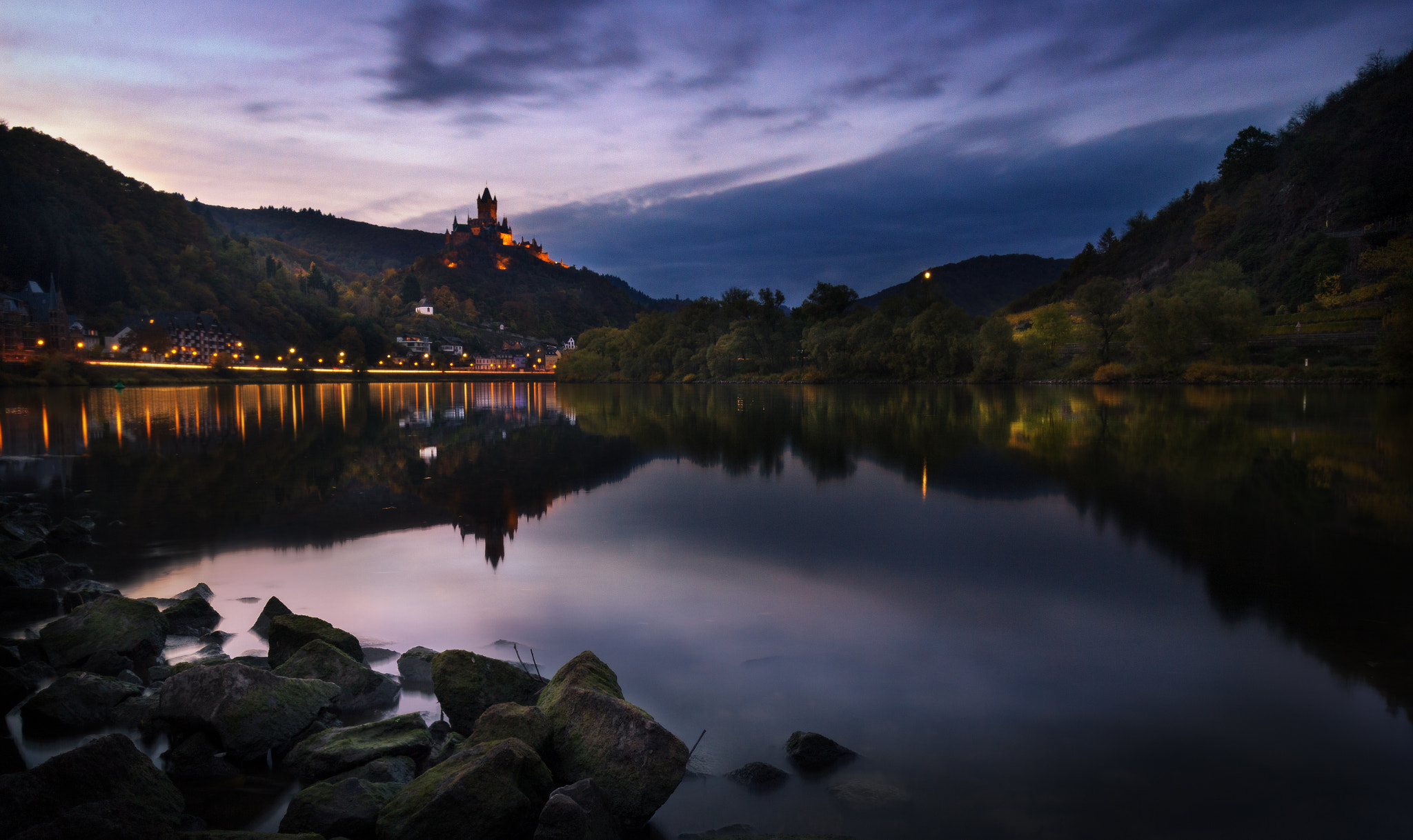 Canon EF 16-35mm F4L IS USM sample photo. Dreamy cochem photography