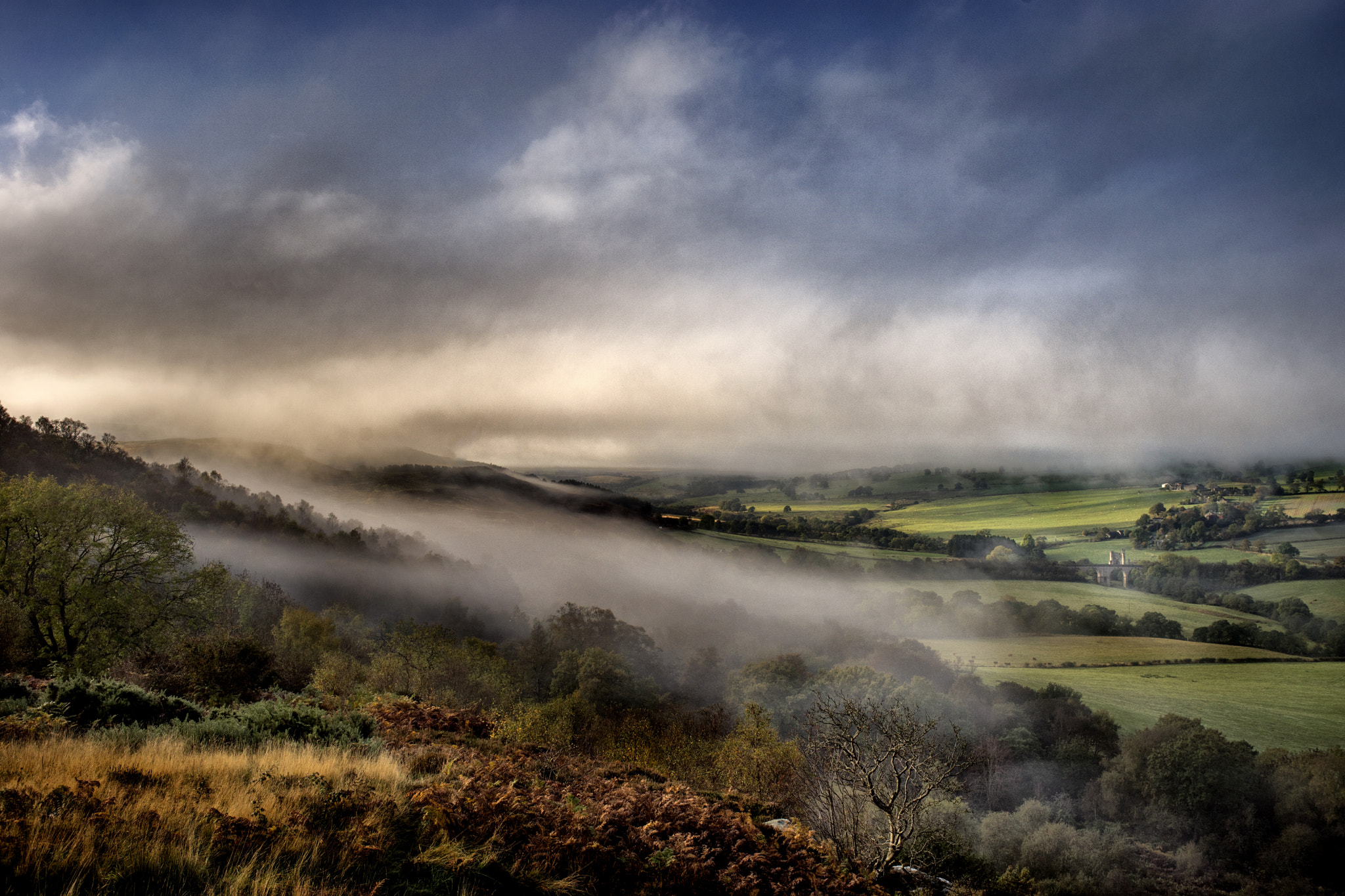 Sony a7 II + Canon EF 40mm F2.8 STM sample photo. Misty morning near alnwick photography