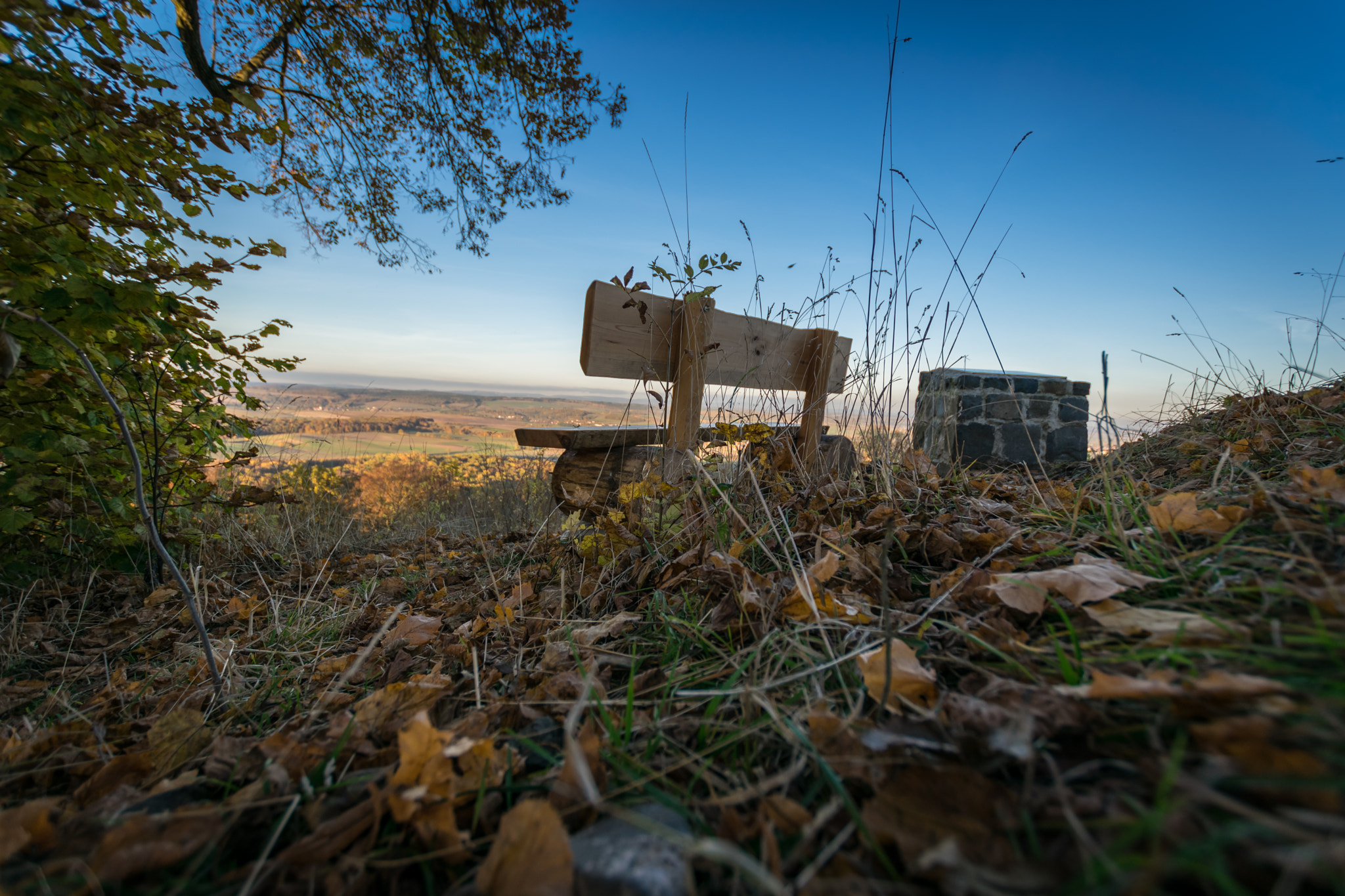 Nikon D3300 + Sigma 10-20mm F3.5 EX DC HSM sample photo. Lonely bench photography