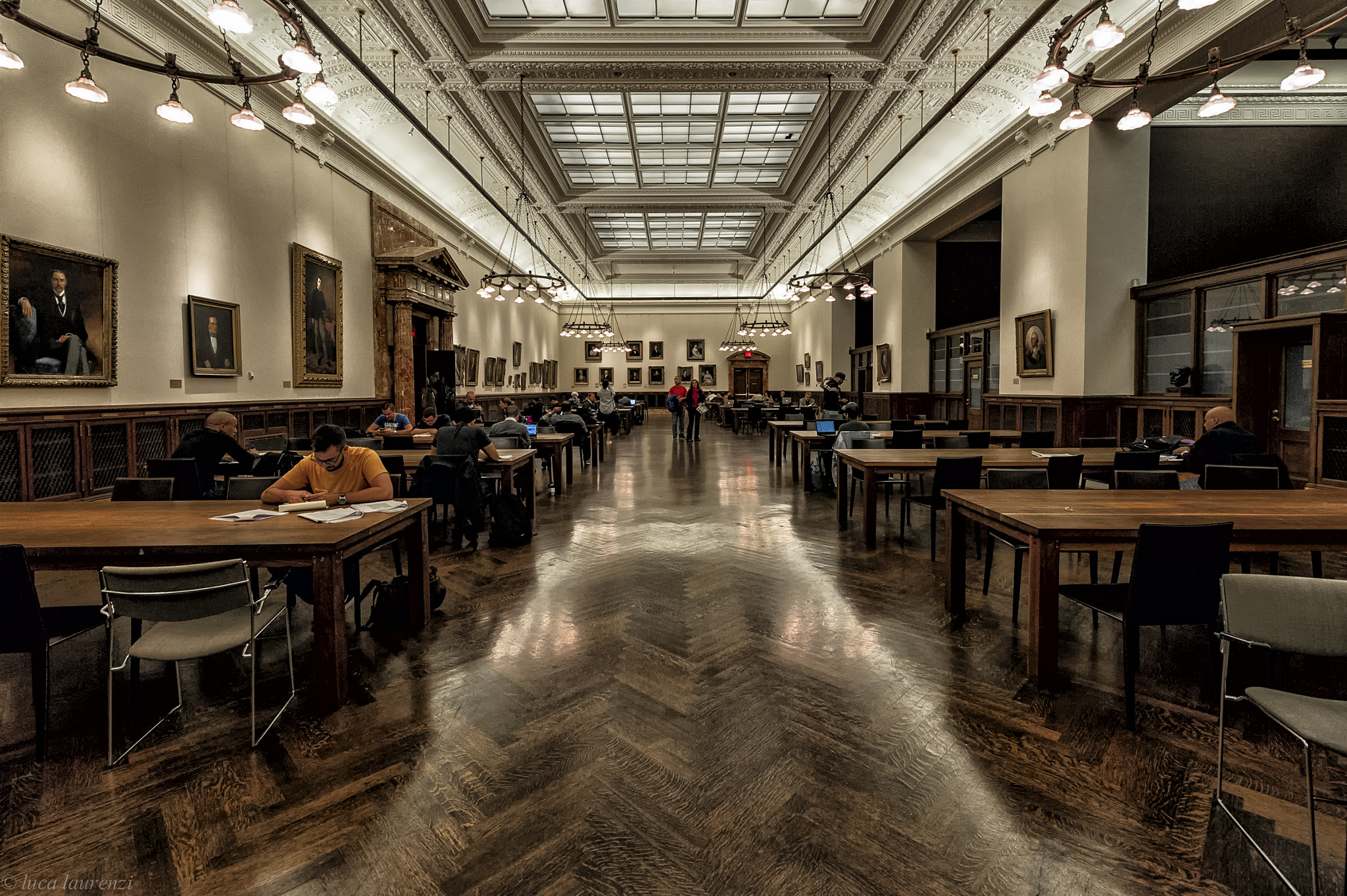 Nikon D3S sample photo. Il salone del new york public library photography