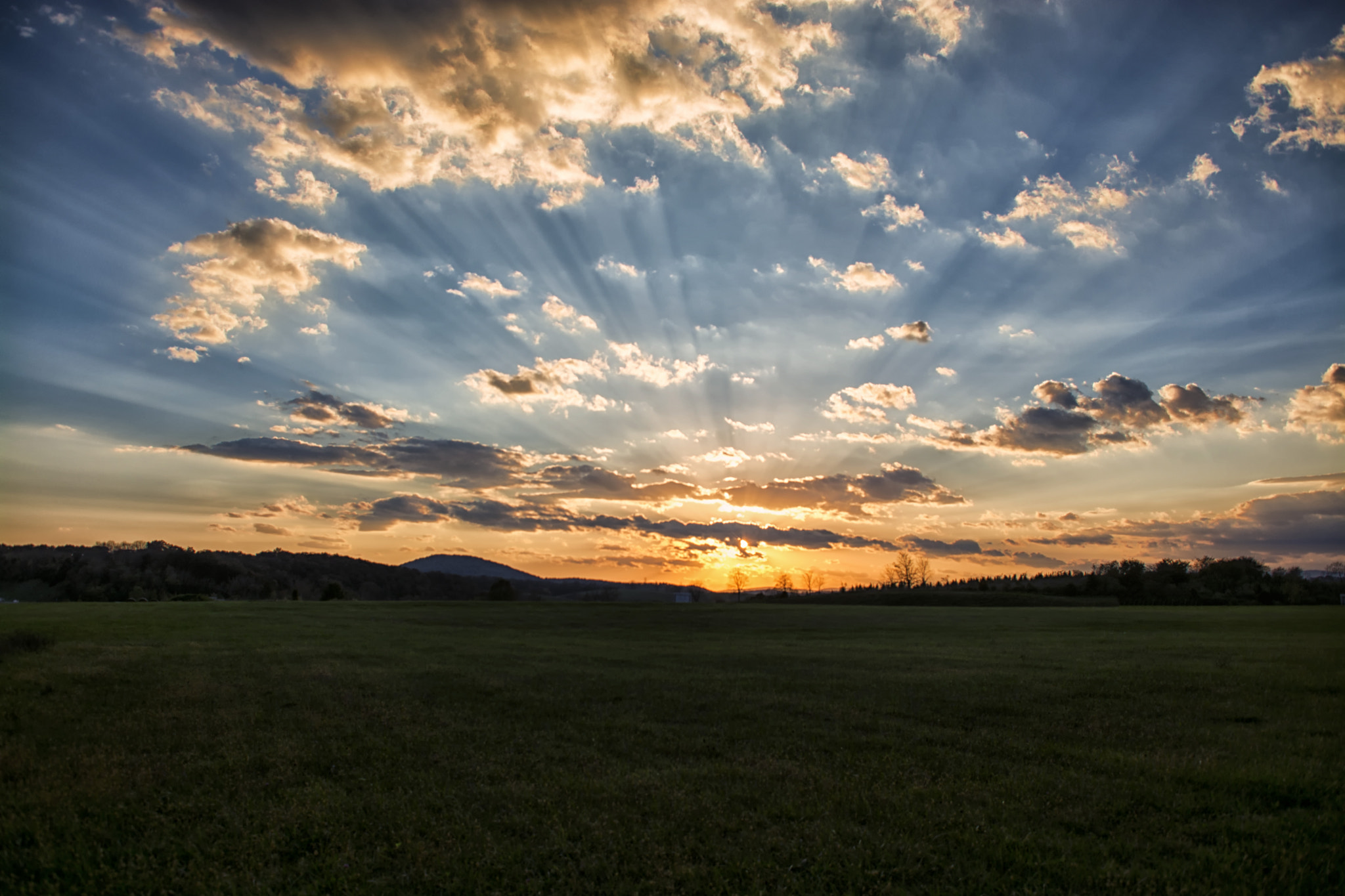 Nikon D7100 sample photo. Rural sunset 2 photography