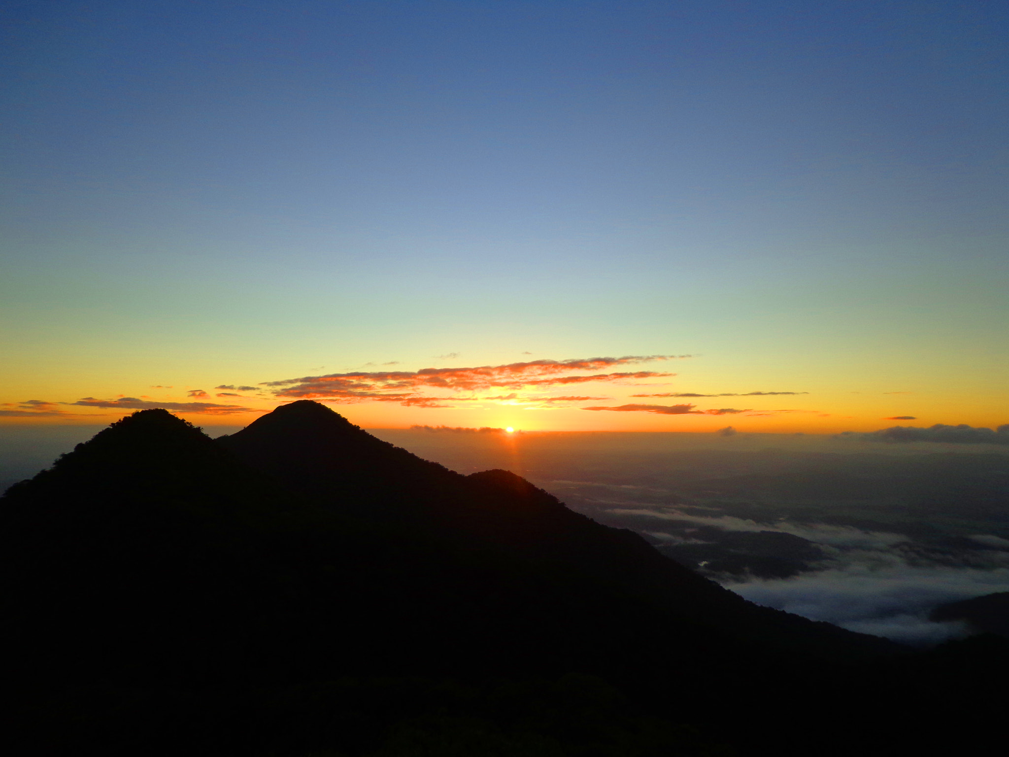 Sony DSC-W630 sample photo. Sunrise at morro da boa vista 3 photography