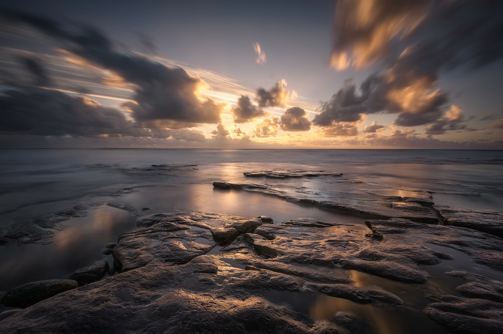 Tamron SP 15-30mm F2.8 Di VC USD sample photo. Was high tide creating these great pools for refle ... photography